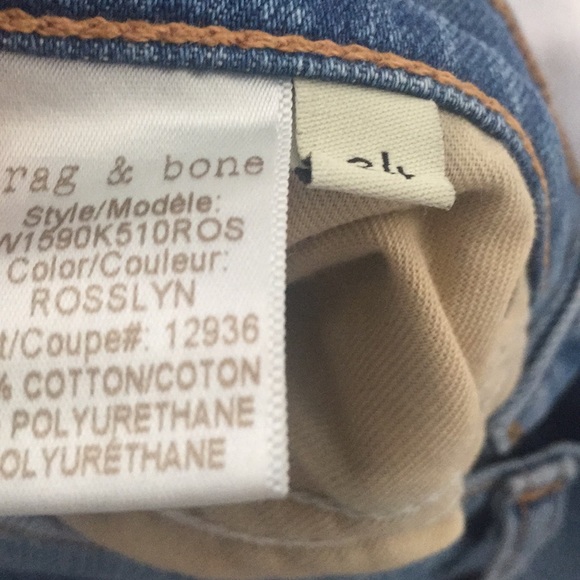 Rag & Bone the Dre slim boyfriend jeans 24 - Picture 5 of 7